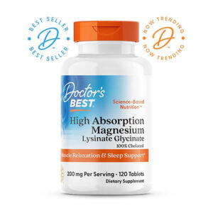 Doctor’s Best High Absorption Magnesium (120 Tablets)