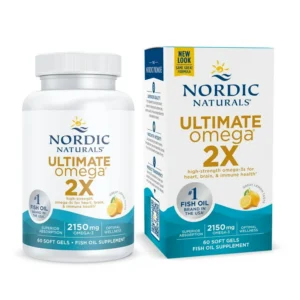 Nordic Ultimate Omega 2X (Lemon, 2,150 mg, 60 Soft Gels)