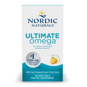 Nordic Naturals Ultimate Omega (Lemon, 60 Softgels)