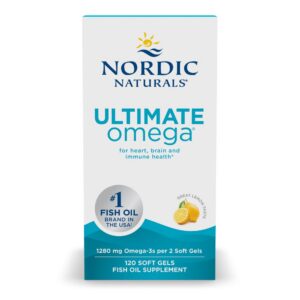 Nordic Naturals Ultimate Omega (Lemon, 120 Softgels)