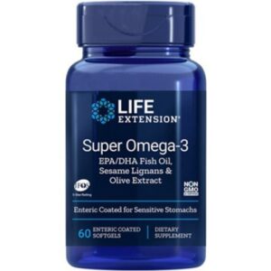 Life Extension Super Omega 3 Enteric Coated (60 softgels)