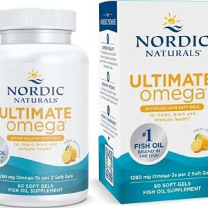 Nordic Naturals Ultimate Omega in Fish Gelatin (Lemon, 60 Softgels) EU