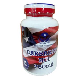 Roswell Nutrition Berberine HCL 750 mg (60 Caps)