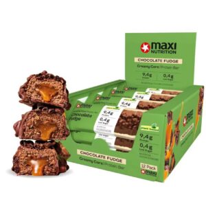 Maxi Nutrition Vegan Creamy Core Protein Bar Chocolate Fudge (12 x 45 gr)