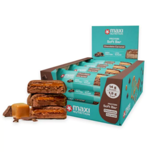 Maxi Nutrition Protein Soft Bar Caramel – Chocolate (16 x 45gr)