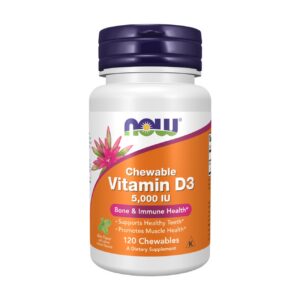 Now Foods Vitamin D3 5000IU (120 soft caps)