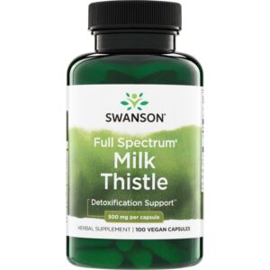 Swanson Full Spectrum Milk Thistle 500 mg (100 Caps)