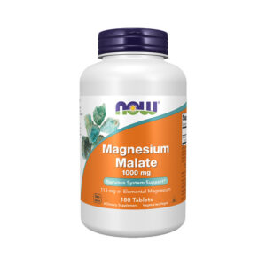 Now Foods Magnesium Malate 1000 mg (180 Tablets)